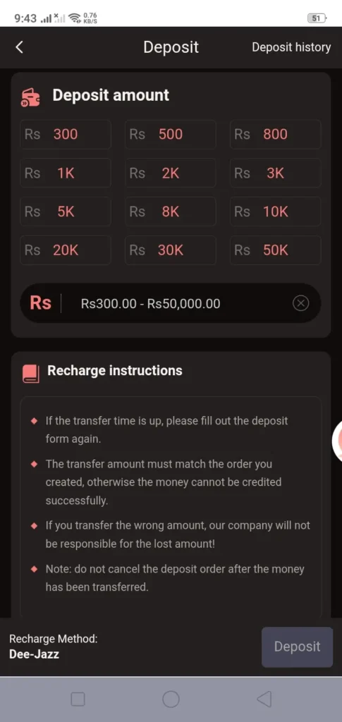 92star deposit image